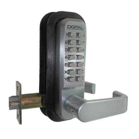 Lockey Lockey 2835-SN-DC Mechanical Keyless Lock With Passage Function Double Sided Combination - Satin Nickel 2835-SN-DC